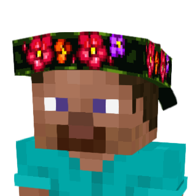 Pixel Flower Bandana