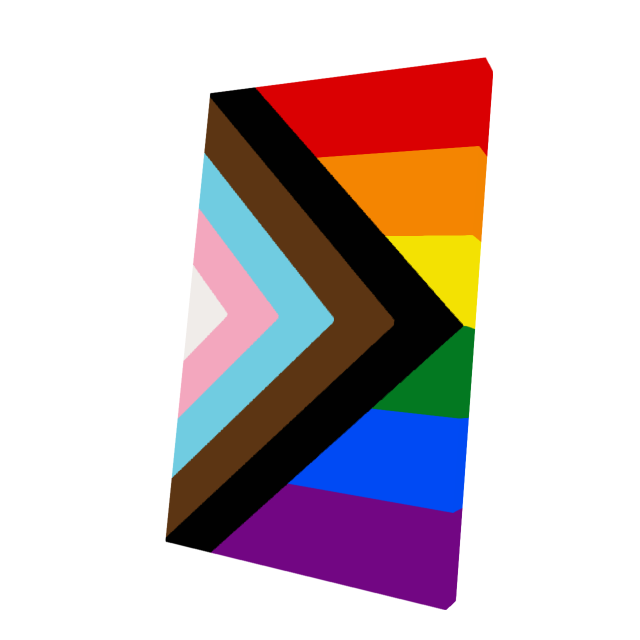 Modern Pride Flag Cape