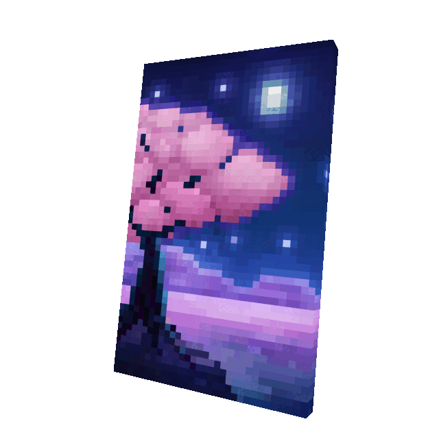 Pixel Blossom Cape