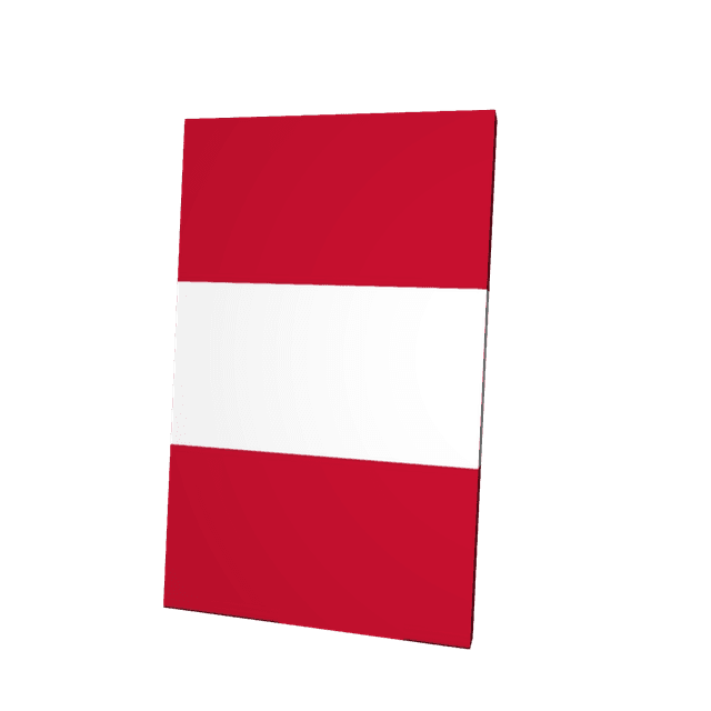 Austria Flag Cape