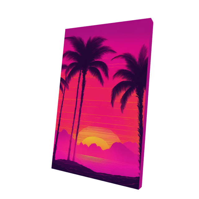 Retro Sunset Cape