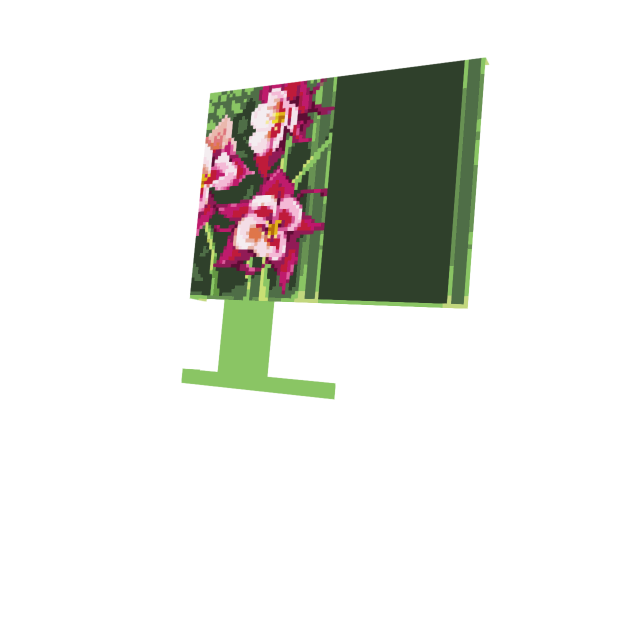 Pixel Flower Cape
