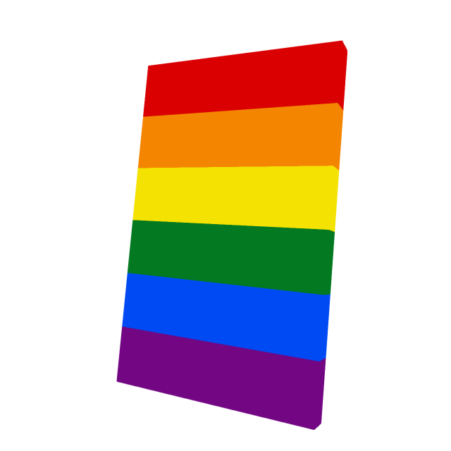 Pride Flag Cape