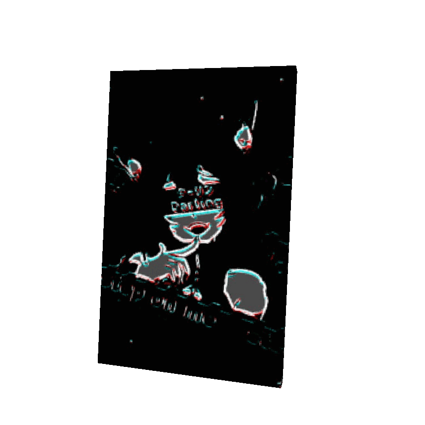Glitched Girl Cape
