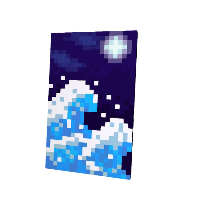 Pixel Wave Cape
