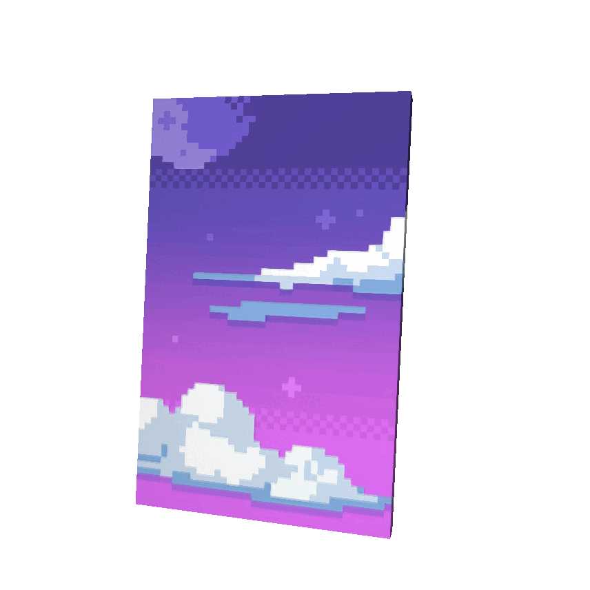 Pixelated Sky Cape