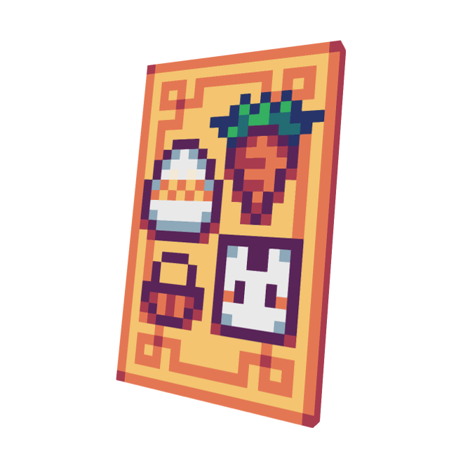 Easter Pixel Art Cape