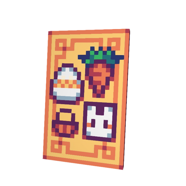 Easter Pixel Art Cape