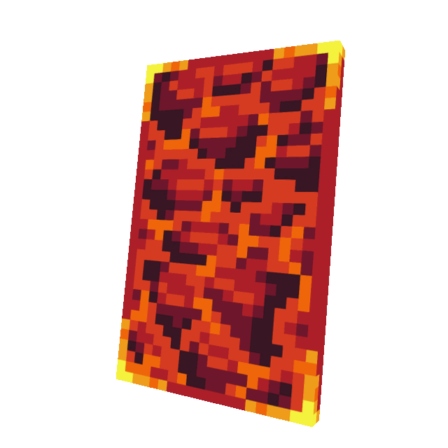 Pixel Lava Cape