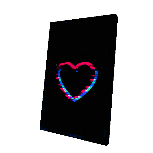 Glitch Heart Cape