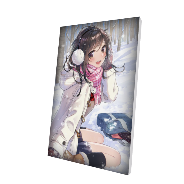 Winter Anime Girl Cape
